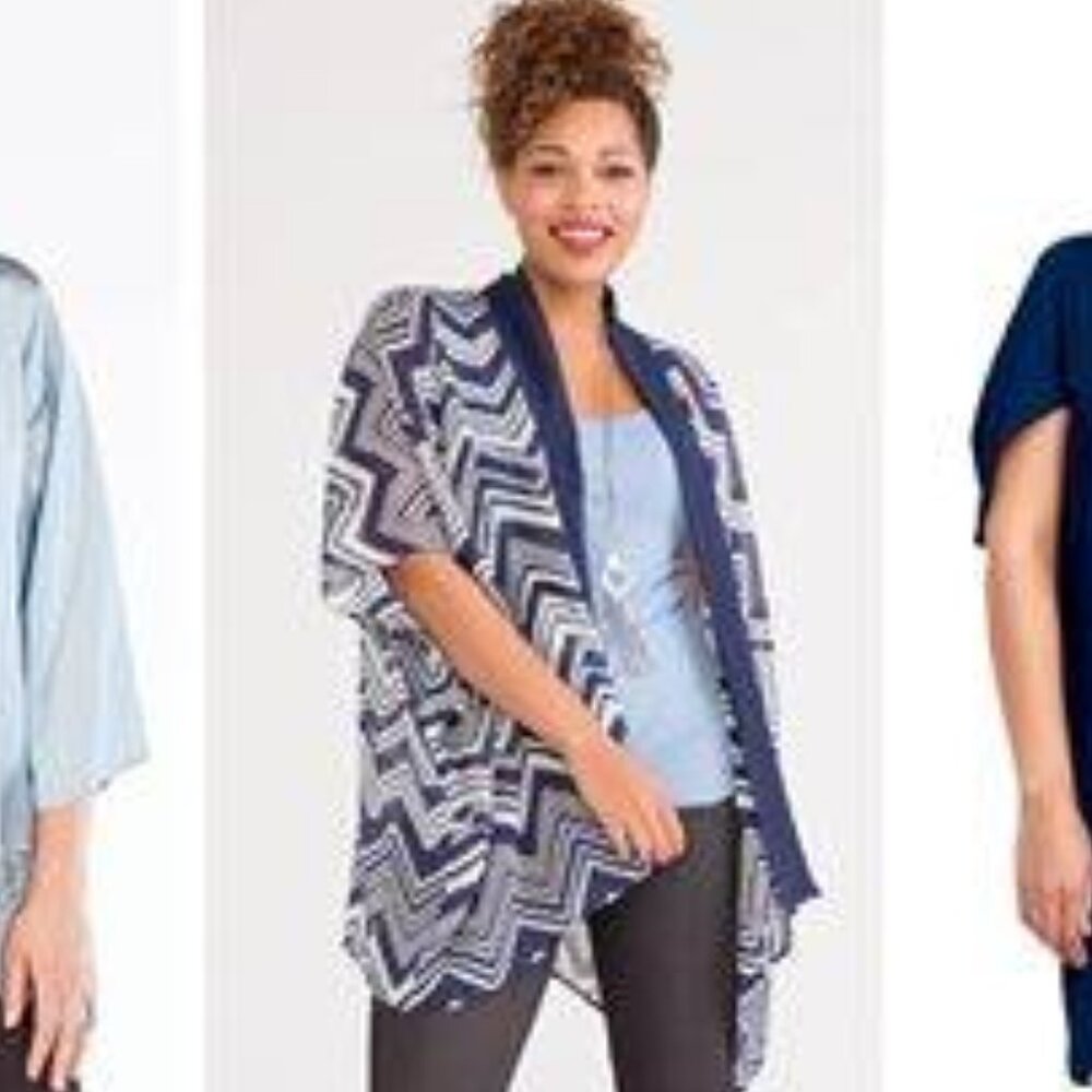 Ruby Ribbon Kimono Shawl #0326 NWOT